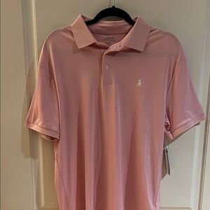 Polo by Ralph Lauren Men's Soft Pink Polo Shirt